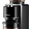 Electric Conical Burr Coffee Grinder - 35 Precision Settings, Anti-Static Bean Grinder with 2–12 Cup Selector, Stainless Steel Adjustable Burr for Espresso, French Press, and Drip Coffee, Black