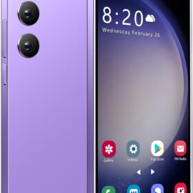 TalkCeLL TC23Ulta Unlocked Smartphone – 5-Inch Dual SIM Android 9.0 Mobile Phone with Dual Camera, Face ID, 16GB ROM (Expandable 128GB) – Budget Friendly Device for Kids & Seniors (Purple)