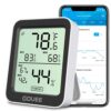 Govee Smart Bluetooth Hygrometer Indoor Thermometer – Room Temperature & Humidity Monitor with App Alerts & Data Export (H5075)