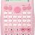 IPepul Scientific Calculator with 417 Functions – 4-Line Display, Solar & Battery Dual Power – Pink Graphing Math Device for High School, College & Engineering
