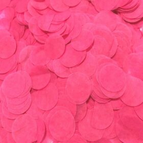 5000 Pcs 1-inch Hot Pink Tissue Paper Confetti Circles - Eco-Friendly Biodegradable Party Decor for Weddings, Birthdays, Baby Showers & Gender Reveals