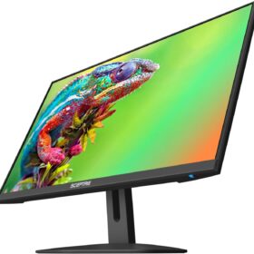 Sceptre E248W-FW100T 24-inch Gaming Monitor - 100Hz Refresh Rate, Frameless Design, 2 HDMI & 1 DisplayPort, Built-in Speakers, Machine Black 2026 Model