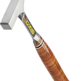 Estwing Tinner's Hammer - 18 oz Sheet Metal Tool with Forged Steel Head & Leather Grip (T18)