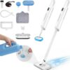All-in-One Steam Mop with Handheld Steamer, LED Display, and Aromatherapy – Detachable Floor Cleaner for Hardwood, Tile, and Carpet