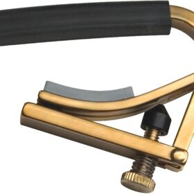 Shubb C3B Original Series 12-String Guitar Capo - Brass Finish with Patented Roller