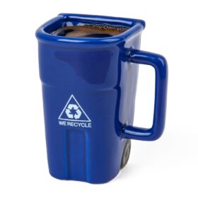 BigMouth Inc The Recycle Bin Coffee Mug - 12oz Funny Ceramic Novelty Gag Gift Cup for Office, Coworkers & Home Desk