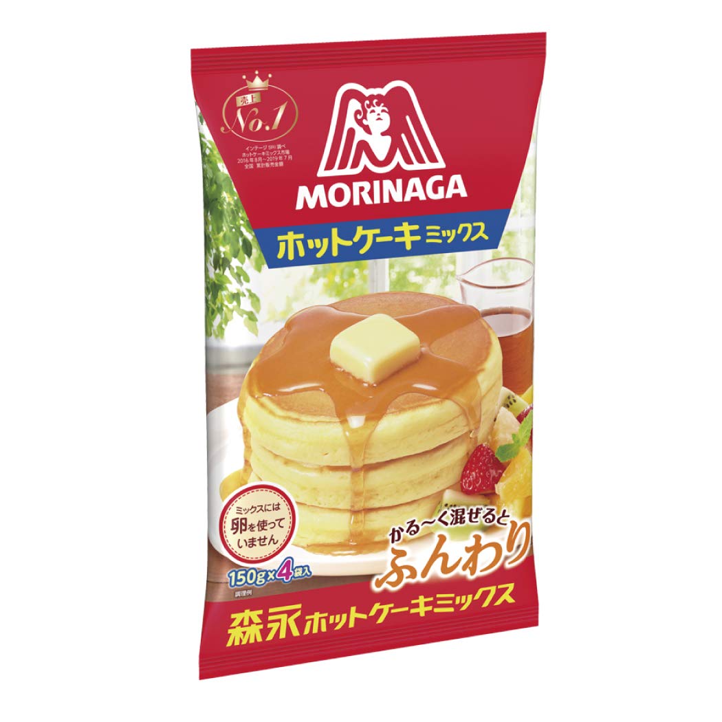 Morinaga Hotcake Mix Premium Japanese Pancake Mix - 1.32 lb Bag for Fluffy Souffle Pancakes