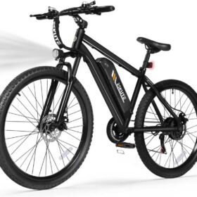 Eskute M200 Electric Mountain Bike for Adults – 1200W Peak Motor, 28 MPH Speed, 48V 10.4Ah Removable Battery, 55+ Mile Range, 21-Speed Shimano Gears, 27.5" Step-Over E-Bike with NFC Unlock