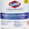 Clorox Healthcare Bleach Germicidal Cleaner Wipes – 150 Count Canister – Kills C. difficile & 50+ Pathogens – Medical Grade Disinfectant