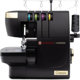 SINGER® HD0500S Heavy Duty Serger Overlock Machine | Professional 4-Thread, 1300 SPM, with Differential Feed & Built-in LED Lighting