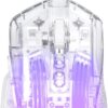 Redragon M695CT Clear Transparent Gaming Mouse – 24K DPI Optical Sensor, 7 Programmable Buttons, 8 RGB Backlit Modes, Ergonomic Wired Design for PC/Mac/Xbox
