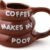 BigMouth Inc 'Coffee Makes Me Poop' Ceramic Mug – Funny Novelty Coffee Cup for Men & Women – Hilarious Gag Gift Idea
