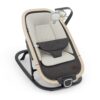 Noah Baby Rocker & Bouncer 2-in-1 – Portable Infant Seat with Recline, Toys & Safety Harness (0-9 Months, Charcoal)