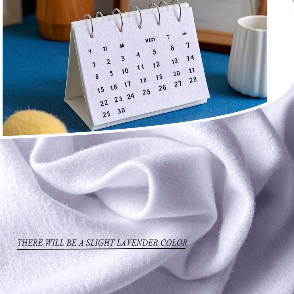 Premium Soft Acrylic Felt Fabric - 36x36 Inch Square Yard, 1.6mm Thick Craft Felt Sheet for Sewing, DIY Projects, Home Decor & Clothing