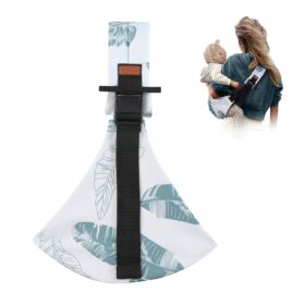 Ergonomic Baby Hip Carrier – Adjustable, Breathable Cotton Sling for Toddlers (6-36 Months), Lightweight Travel Babywearing for Parents