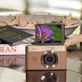 Kodak PIXPRO C1 Friendly Zoom Digital Camera - 13MP, 4X Zoom, 1080P Video & 180° Flip Screen (Retro Brown)