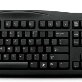 Microsoft Wired Business Keyboard 200 – Durable USB Desktop Keyboard with Quiet Responsive Keys, Integrated Number Pad, and Adjustable Tilt (Black)