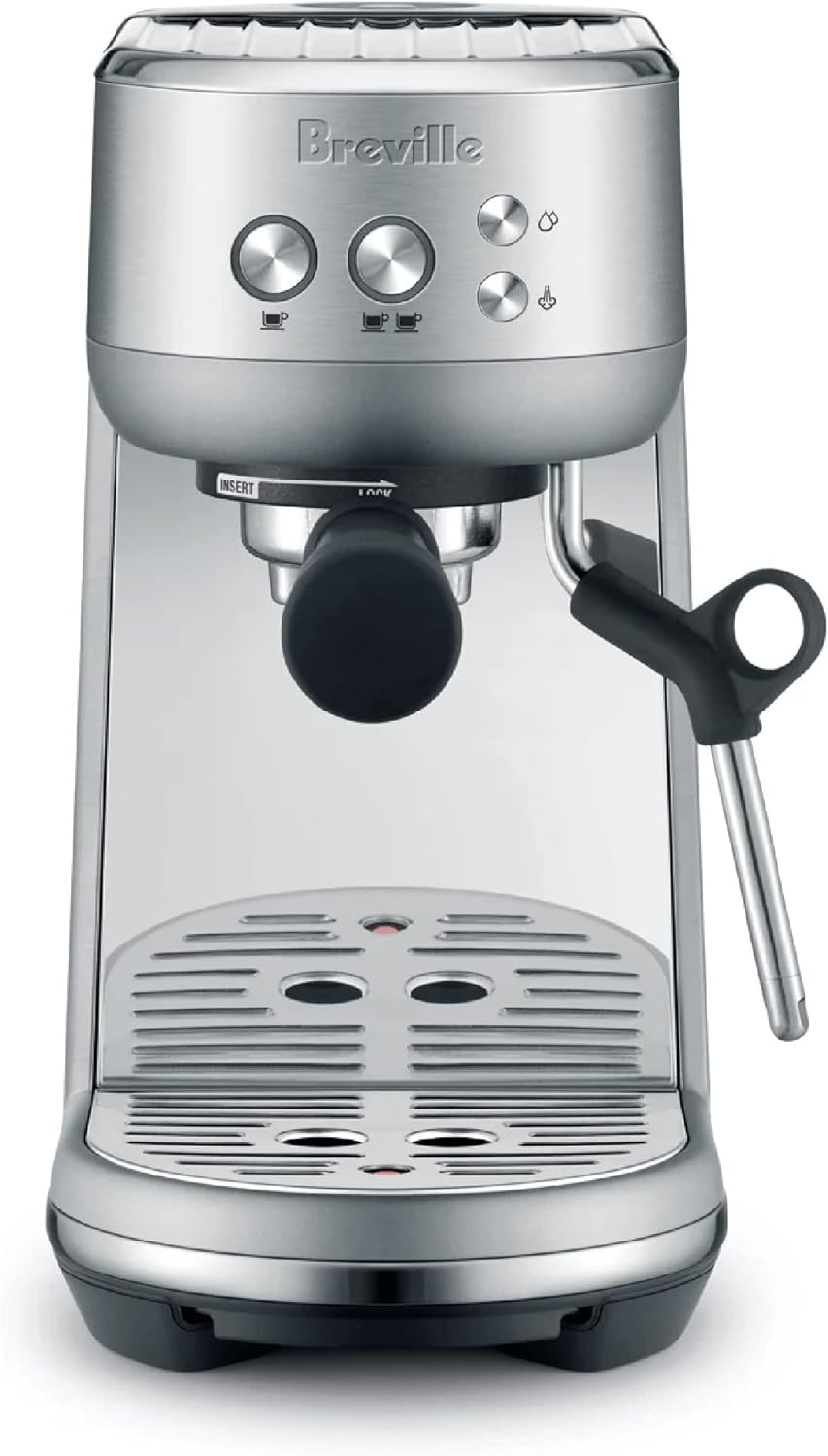 Breville Bambino BES450BSS Espresso Machine - Brushed Stainless Steel, 3rd Generation
