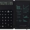 12-Digit Electronic Calculator with LCD Writing Tablet and Stylus – Portable, Eco-Friendly Multifunctional Calculator with Silent Soft Touch Keyboard for Office, School, and Business (Black)