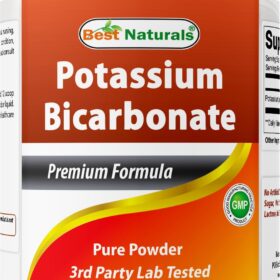 Best Naturals Pure Potassium Bicarbonate Powder - 1 lb (16 oz) - Essential Electrolyte Support, pH Balance & Muscle Function - Unflavored, Gluten-Free, Non-GMO, Made in USA