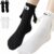 Magnetic Holding Hands Socks for Couples - 2 Pair Pack of Novelty 'Holding Hands' Funny Socks - Unique Romantic, Wedding, Engagement, or Best Friend Gift for Men & Women