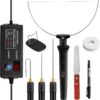 Professional Foam Cutter Kit - Electric Hot Wire Cutting Machine with Digital Voltage Controller & 6-Piece Tool Set for DIY Crafts, Model Making, and Art Projects