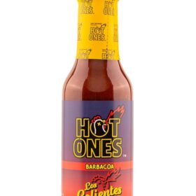 Hot Ones Los Calientes Barbacoa Hot Sauce - Smoked Red Jalapeno & Chipotle Blend, All-Natural Gluten-Free Ingredients, Perfect for BBQ, Tacos, and Marinades, 5 fl oz