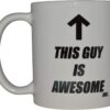 Rogue River Tactical 'This Guy Is Awesome' Funny Coffee Mug – 11oz White Novelty Cup, Best Gag Gift for Dad, Husband, Men, Boyfriend, & Brother