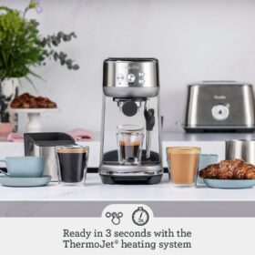 Breville Bambino BES450BSS Espresso Machine - Brushed Stainless Steel, 3rd Generation