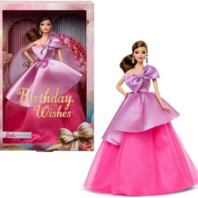 Barbie Signature Birthday Wishes Doll - Collectible Pink Gown Fashion Figure with Giftable Packaging & Personal Message Slot