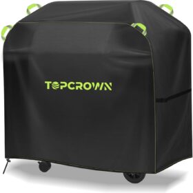 Premium Heavy-Duty Grill Cover – Waterproof & UV Resistant BBQ Protector with Windproof Straps (Fits 45”-75” Grills)