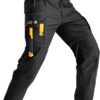 IGOLUMON Men's Tactical Cargo Pants - Lightweight Ripstop Hiking Work Trousers with 9 Pockets
