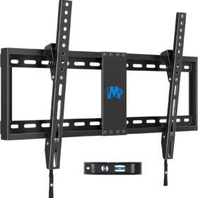 Mounting Dream MD2380 Premium Tilt TV Wall Mount - Full Motion Bracket for 37-75 Inch TVs, Fits 16/24 inch Studs, Max VESA 600x400mm, Supports 132lbs, Low Profile Design with Easy Installation