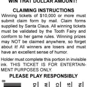 20 Pcs Fake Lottery Tickets Scratch Cards - $50,000 Winner Gag Gifts for Adults & Hilarious April Fools Pranks - Realistic Looking Fake Money Joke Tickets