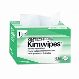 Kimtech Science Kimwipes Delicate Task Wipers - 3 Boxes (280 Count Each) - Low-Lint Laboratory Tissues for Glass & Instruments