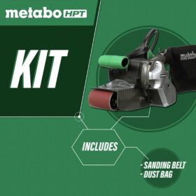 Metabo HPT SB8V2 Belt Sander, 3 x 21 Inch, 9.0 Amp Variable Speed with Soft Grip and Dust Bag