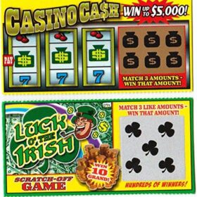 JA-RU Fake Lottery Tickets – The Ultimate Winning Scratch-Off Prank & Gag Gift for Adults & Friends (1 Pack of 5 Tickets)