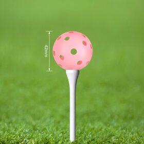 Joyberg 24-Pack Practice Golf Balls – 42mm Durable Plastic Limited-Flight Training Balls for Indoor & Backyard Swing Practice