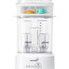 GROWNSY 5-in-1 Baby Bottle Sterilizer and Dryer – Fast Steam Electric Sanitizer for Bottles, Pacifiers, and Pump Parts – Auto Clean & Store