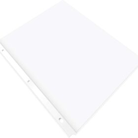 Amazon Basics Clear Sheet Protectors - 200 Count, Heavy Duty, Non-Stick, Archival Safe for 3-Ring Binders, 8.5 x 11 Inches