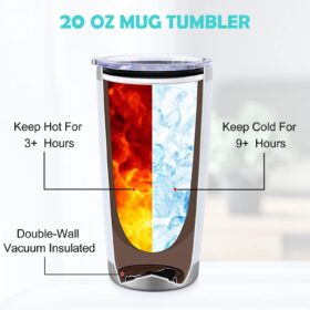 Teacher Appreciation Gift Set – 20oz Insulated Stainless Steel Tumbler, Funny Socks, & Pen Pouch Box – Unique Birthday, Christmas & End of Year Gifts for Educators