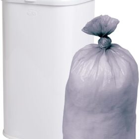 Ubbi Adult Diaper Pail Refill Bags - 13 Gallon, Unscented, Extra Durable Plastic Liners with Perforated Edges, 75 Count