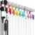 Maeline 10-Pack Multi-Color Wired Earbuds with Microphone & Noise Isolating In-Ear Headphones for Classrooms, Travel, and Standardized Testing