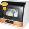 Compact Countertop Dishwasher – 800W Portable Dish Cleaner with 360° Spray Arms for Apartments, RVs, and Small Kitchens