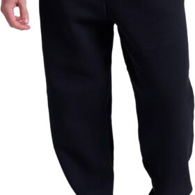 Russell Athletic Men's Dri-Power Fleece Open Bottom Sweatpants - Moisture Wicking Relaxed Fit Joggers with Pockets