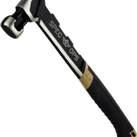 Spec Ops Tools 22 oz Framing Hammer - Milled Face, Shock-Absorbing Grip, Supports Veterans