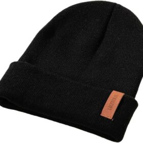 Premium Thermal Knit Beanie for Men & Women – Thick Cuffed Winter Skullcap