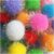 20PCS Extra Large Sparkle Pom Pom Cat Toys – 1.5 Inch Glitter Balls for Interactive Play, Exercise & Craft Decor