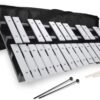 Heuyrao 30-Note Professional Glockenspiel Xylophone Kit – Portable Percussion Instrument with Carrying Bag and 4 Mallets