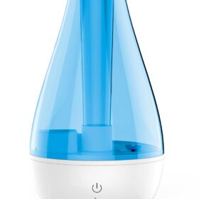 Pure Enrichment MistAire Studio Ultrasonic Cool Mist Humidifier – Compact, Whisper-Qiet Bedroom & Office Humidifier with Night Light & Auto Shut-Off
